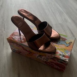 *Brand New* Jeffrey Campbell, copper mules